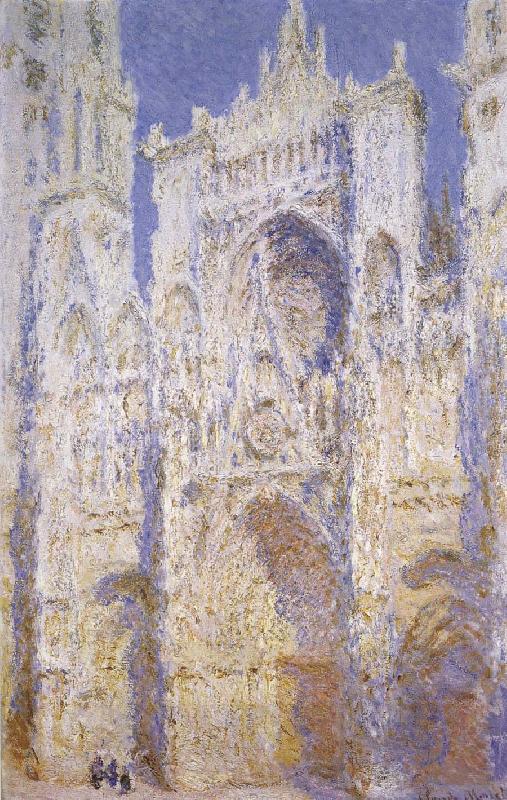 Claude Monet The Cathedral of Rouen, Vastfasaden in sunshine China oil painting art